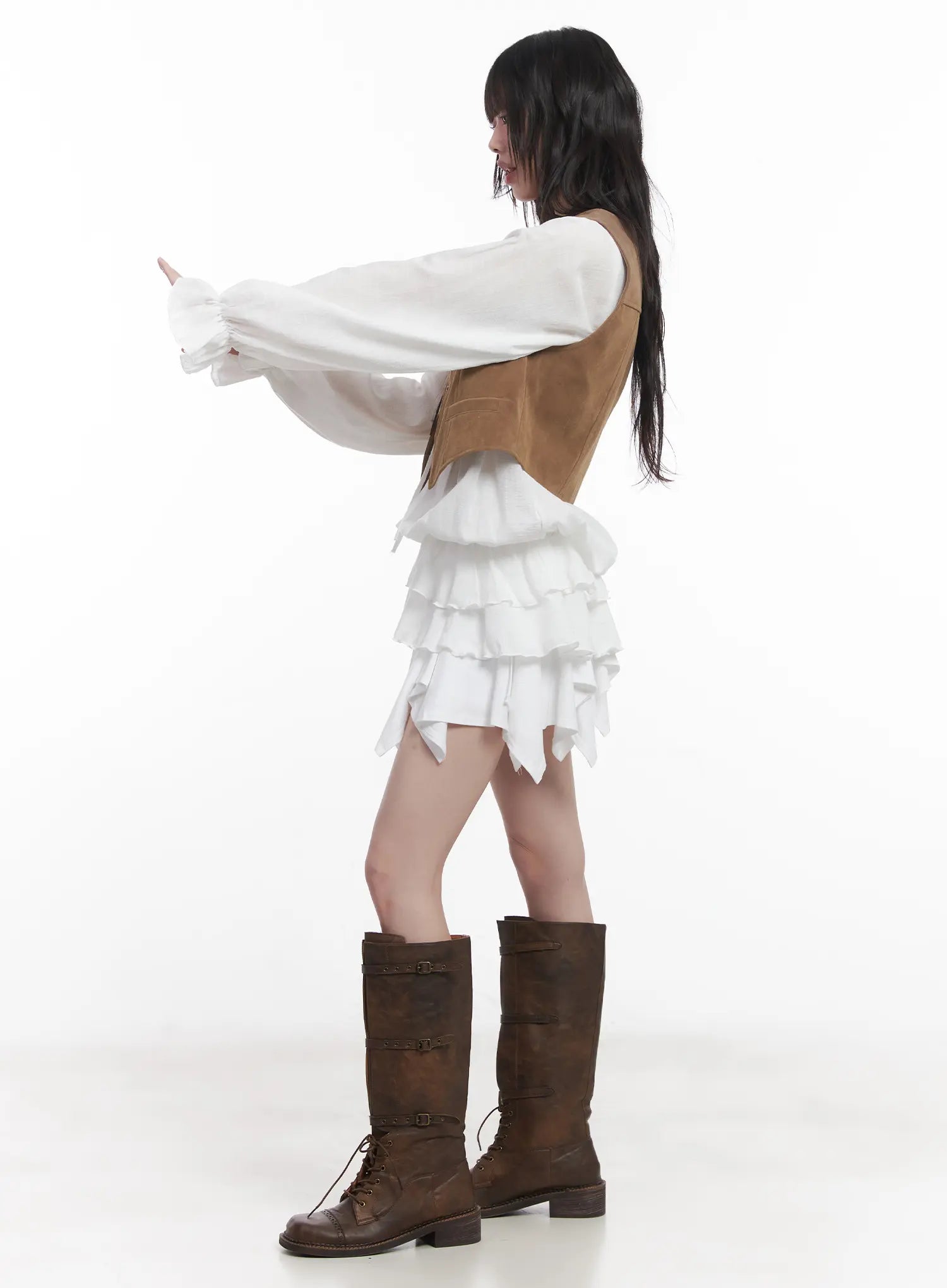 Vintage Cropped Vest CU520