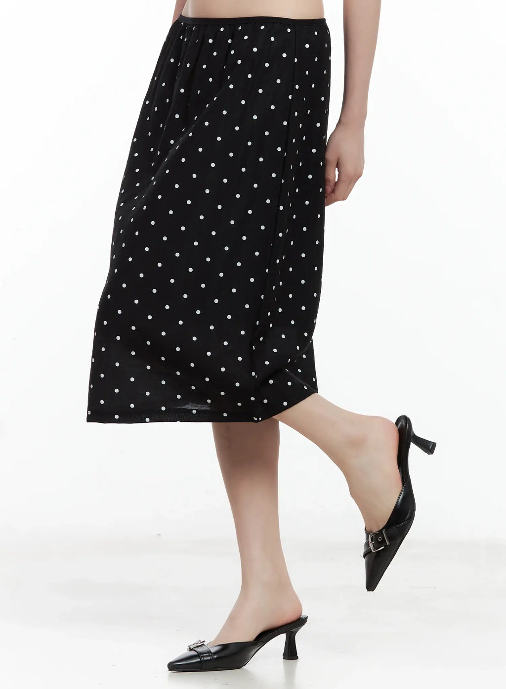 Polka Dot Midi Skirt CU530