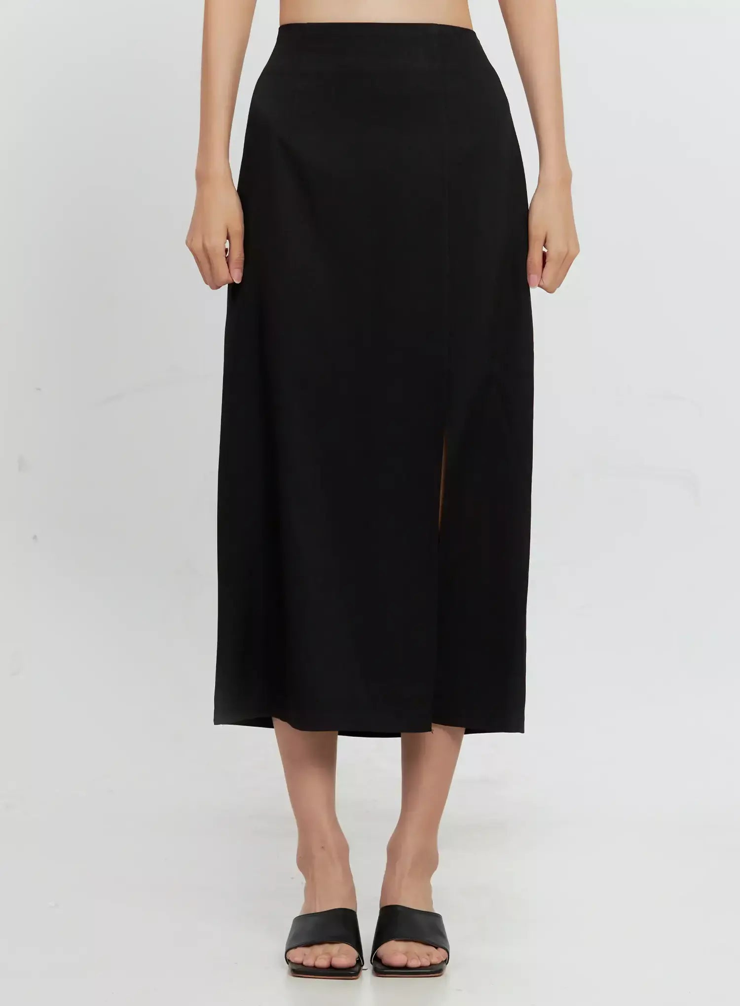Side-Slit Midi Skirt IL528
