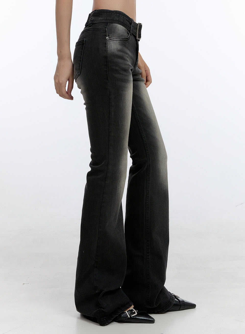 Gwen Belt Bootcut Jeans CG414
