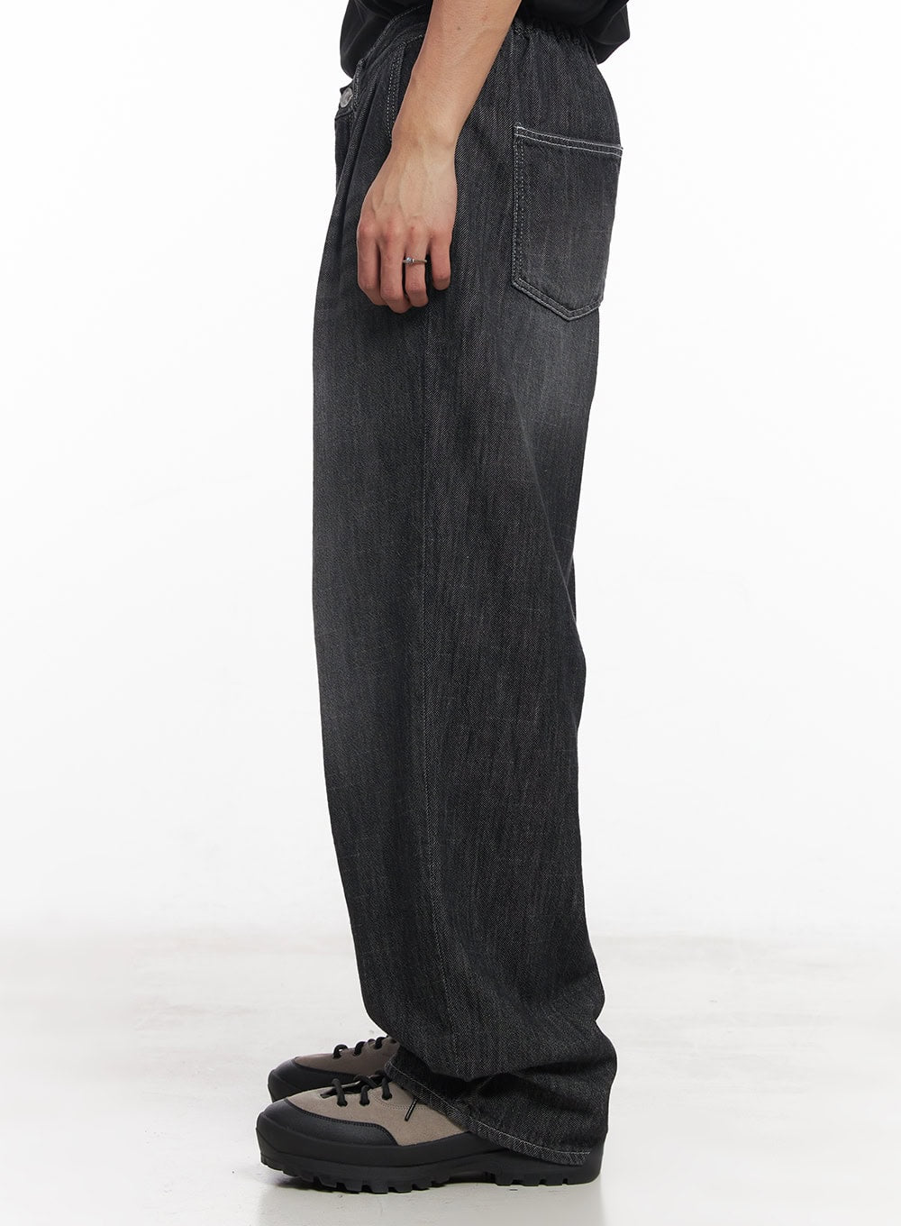 Men's Pintuck Linen Comfort Jeans IY508