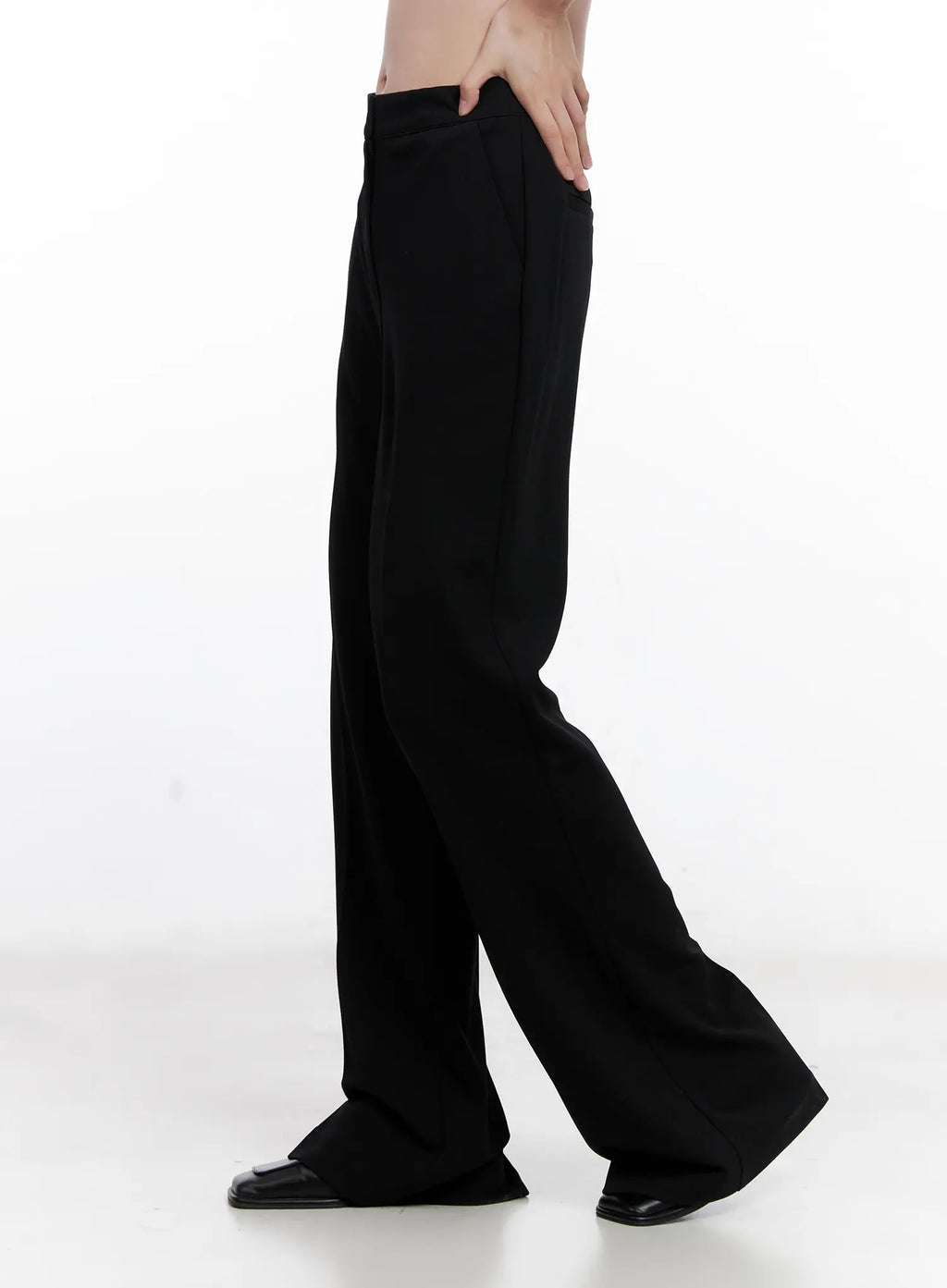 Black Flared Trousers CL523