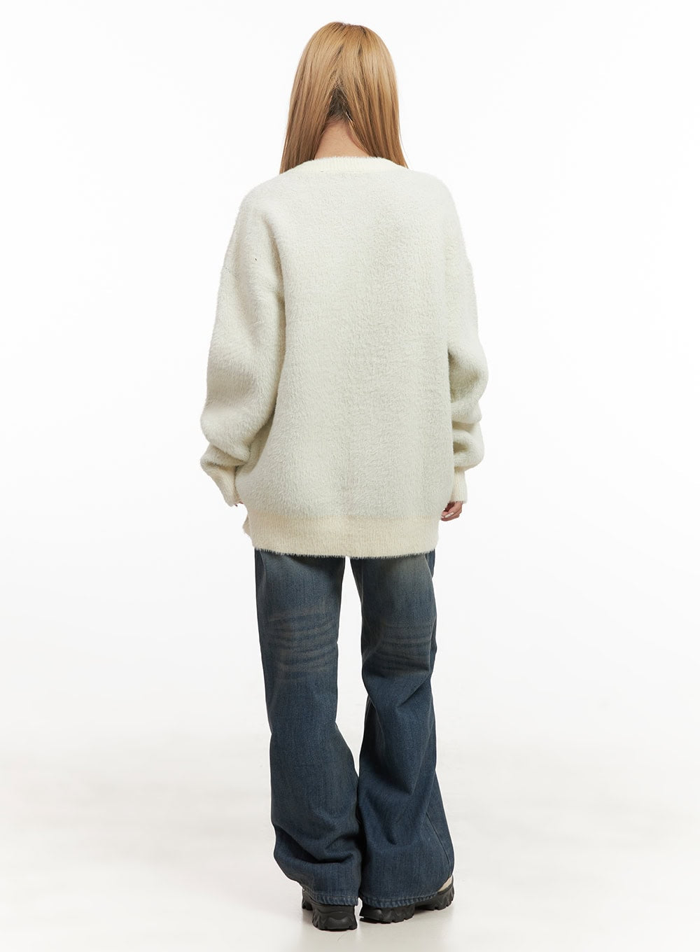 Michelle Washed Wide-Leg Jeans CJ508