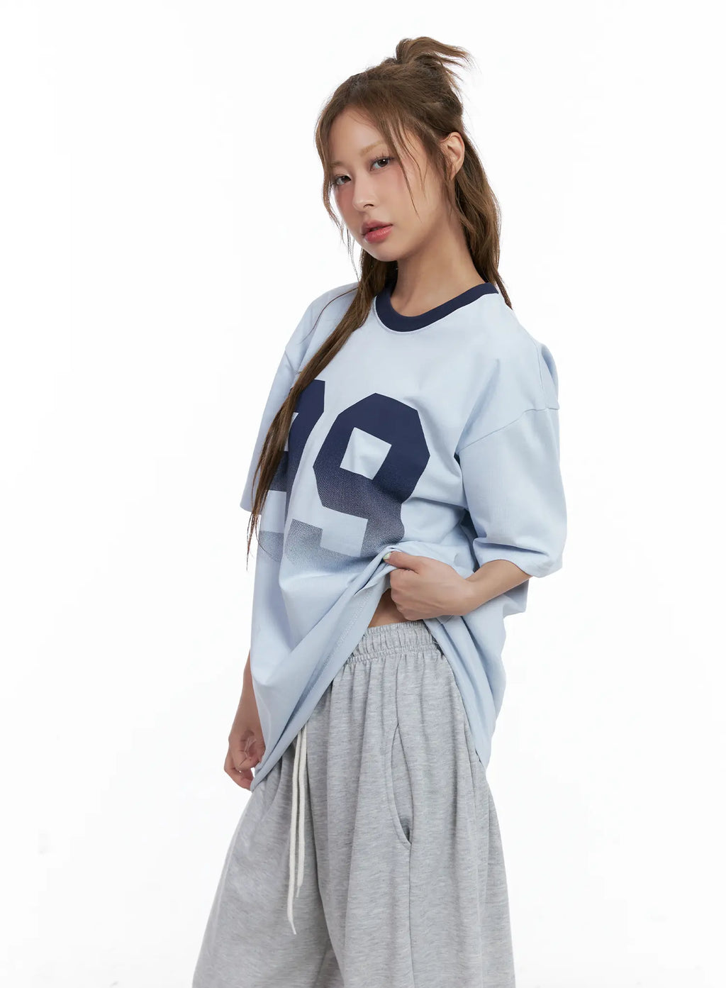 Oversized Graphic Tee CL514