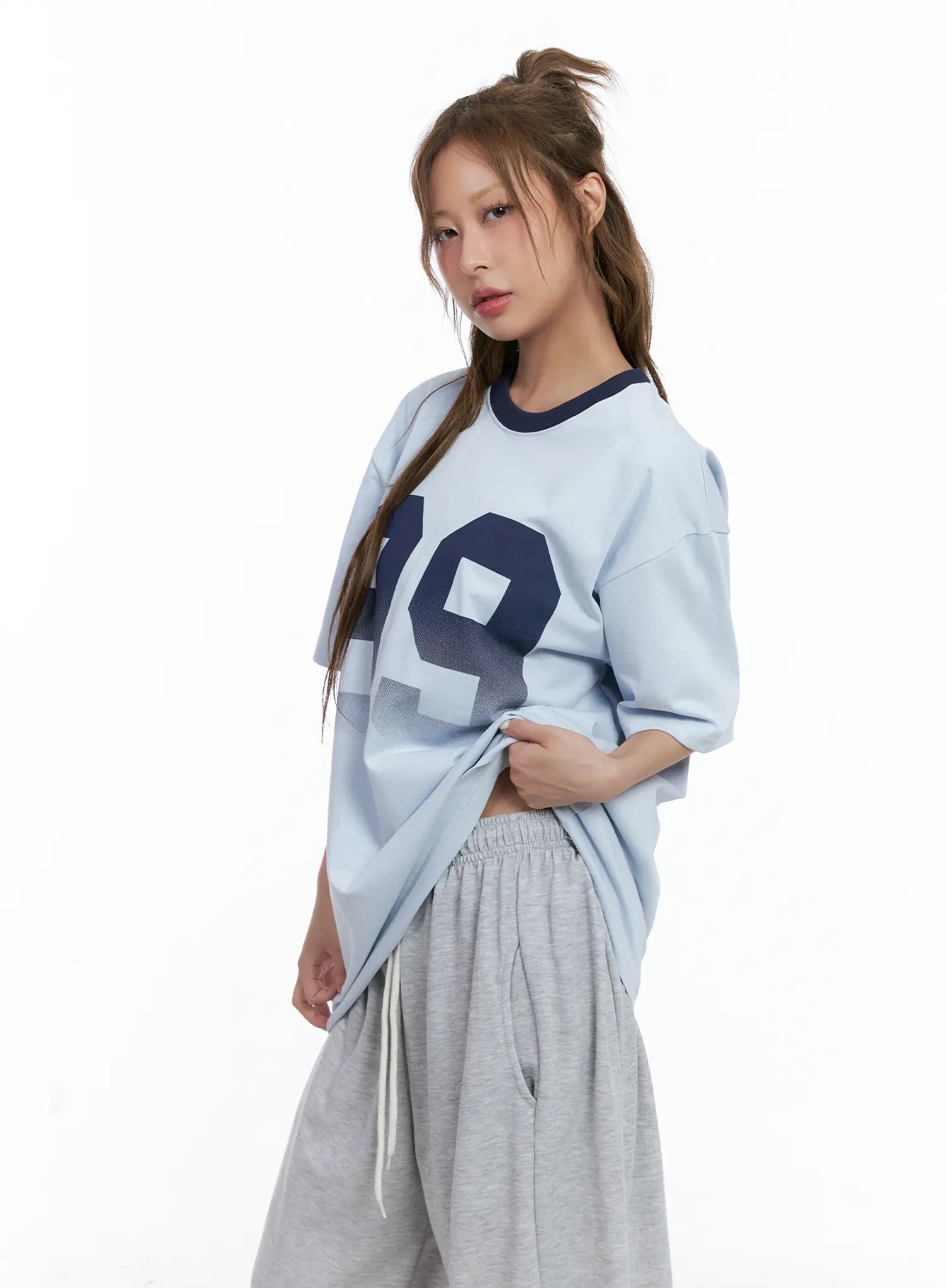 Oversized Graphic Tee CL514