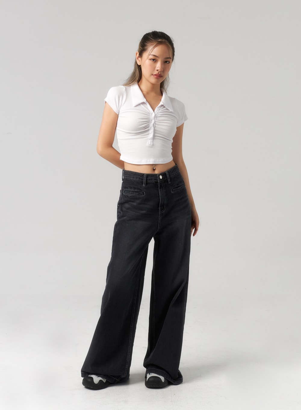 Oversized Leg Jeans CL303