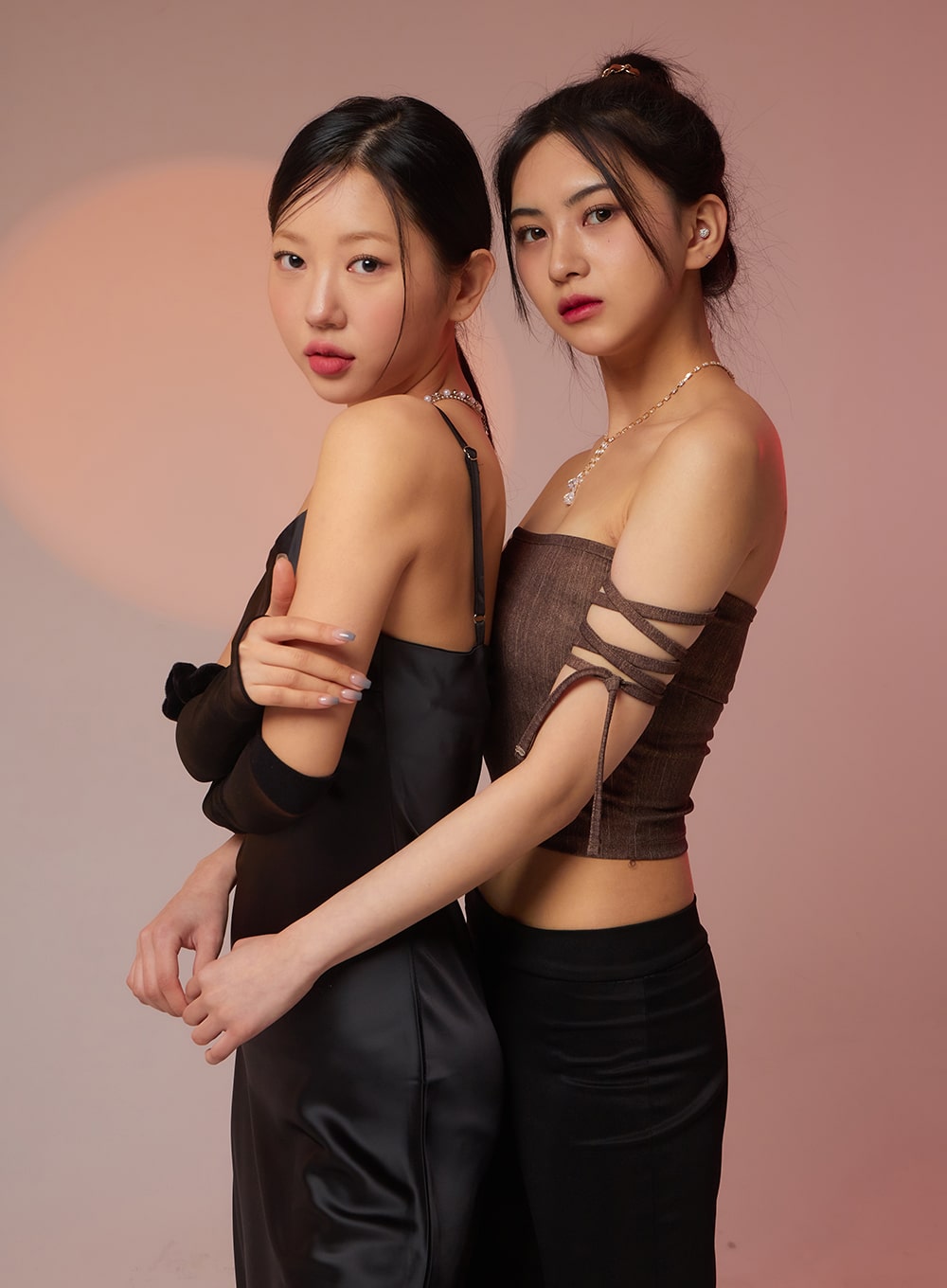 Lace-Up Detail Tube Top BF323