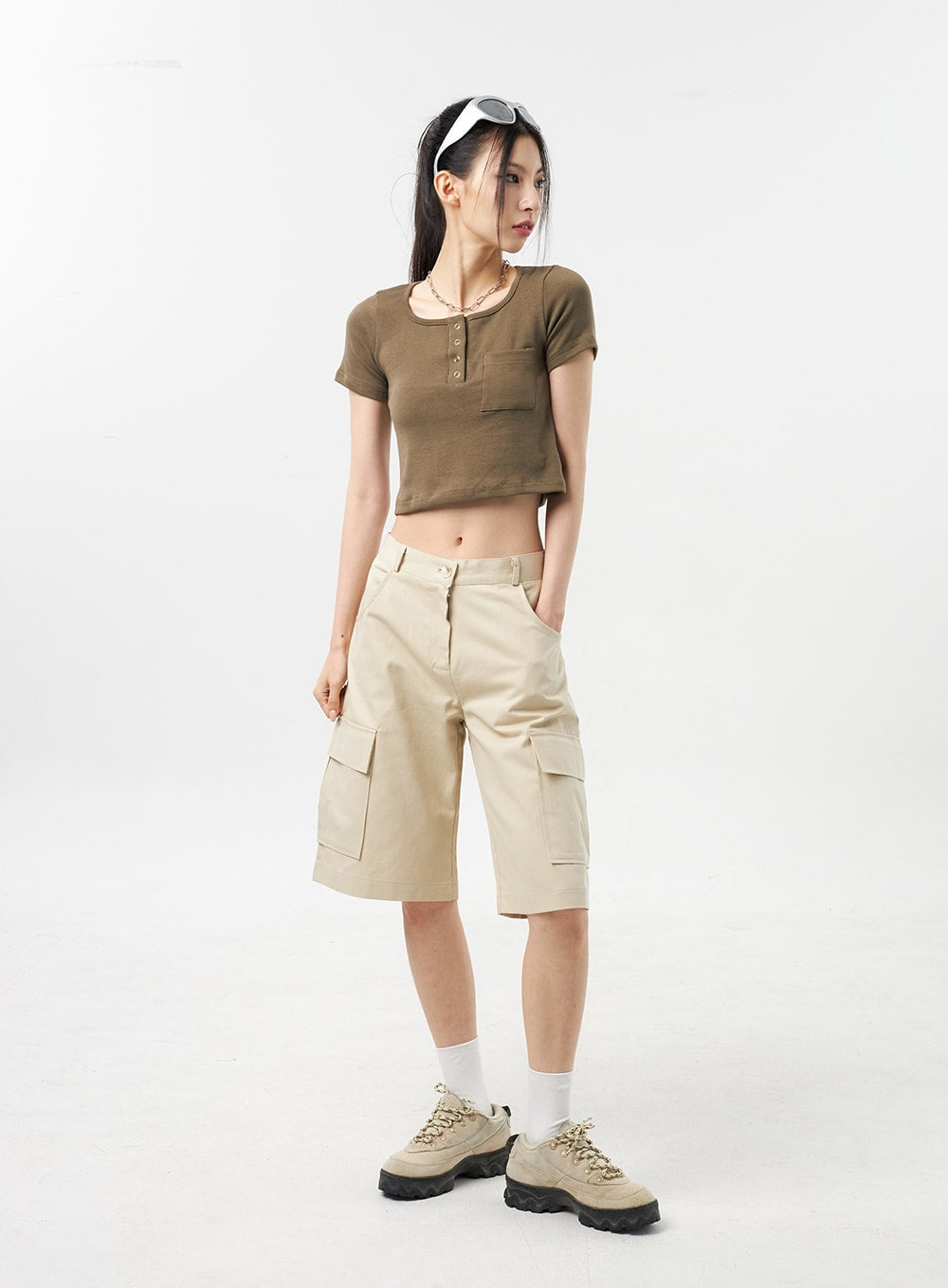 Snap Button Tee CU312