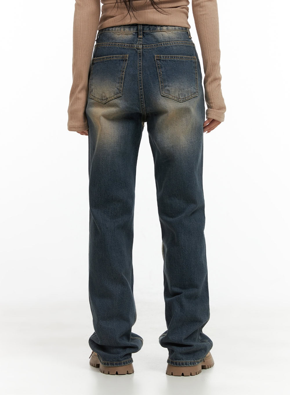 Rita Vintage Wide Leg Straight Jeans CG421