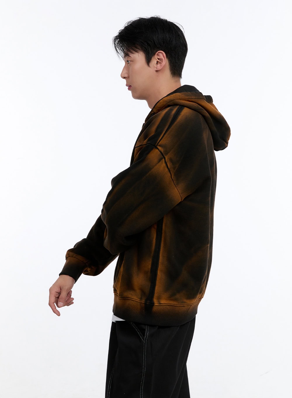 Men's Vintage Washed Hoodie Jacket IG427