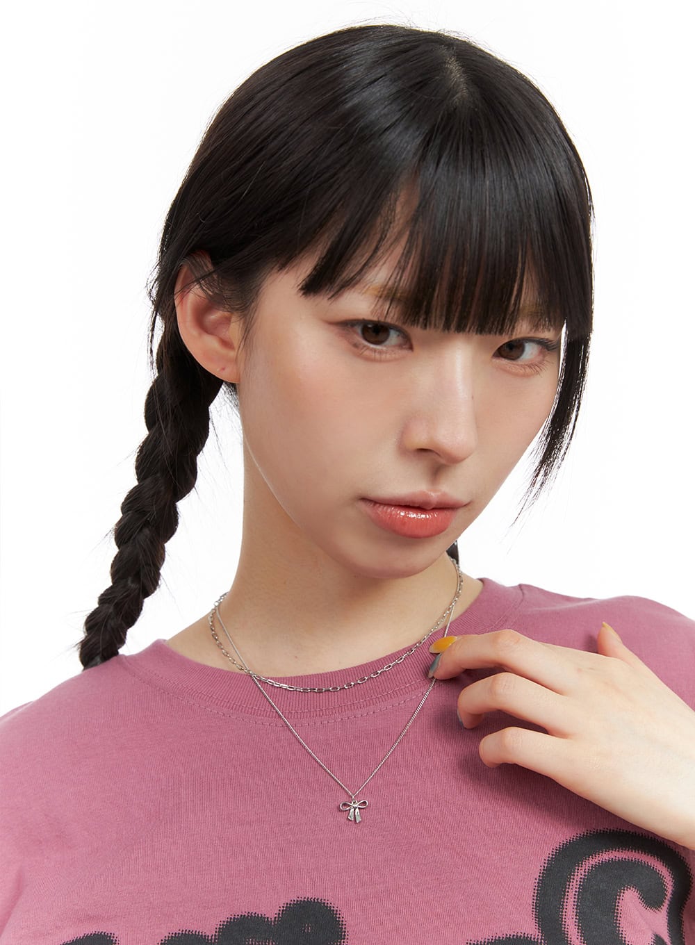 Alio Two Line Necklace IG406