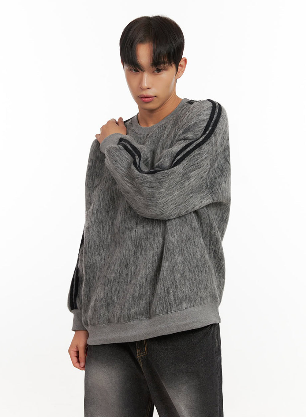 Men's Soft Wool Long Sleeve Pullover ID413