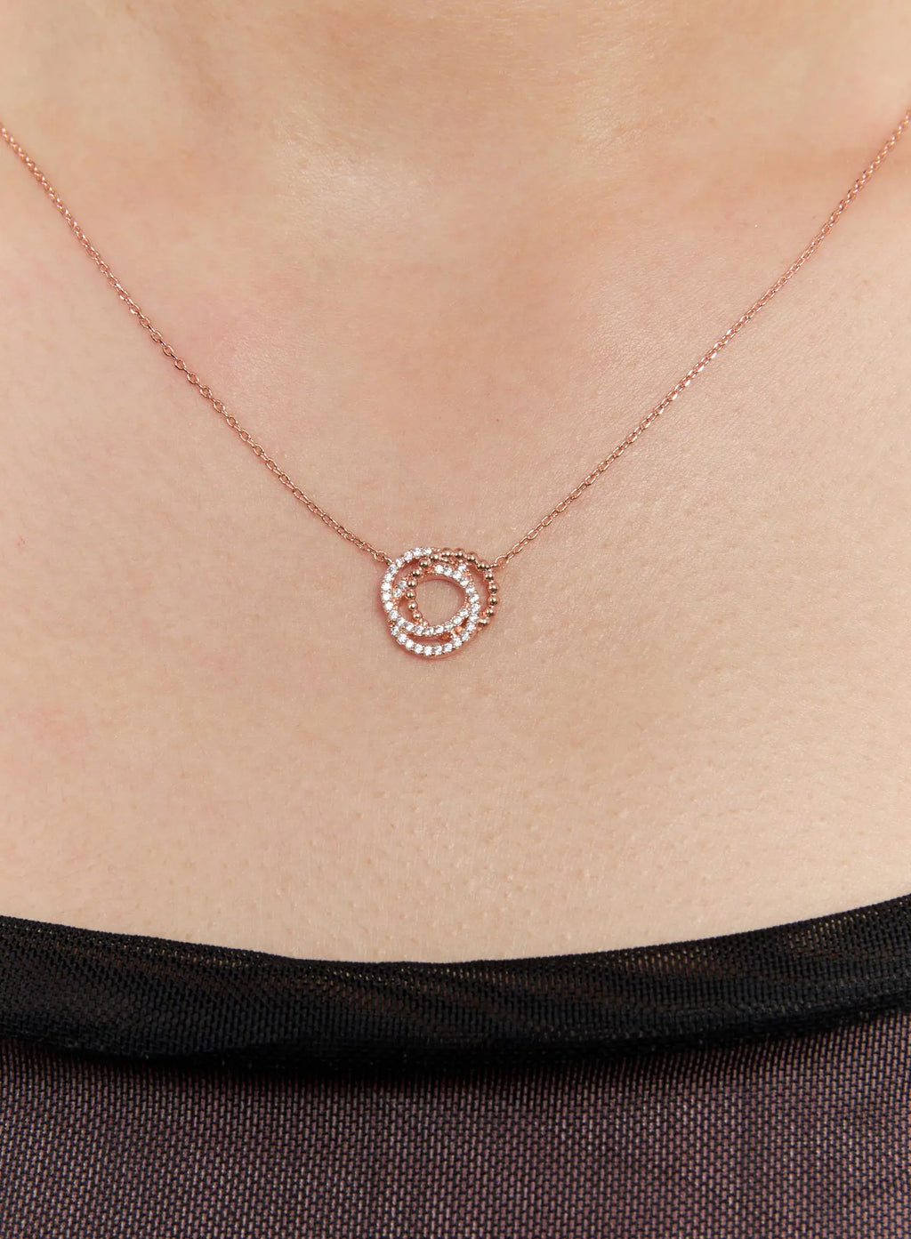 Trinity Cubic Necklace IS517