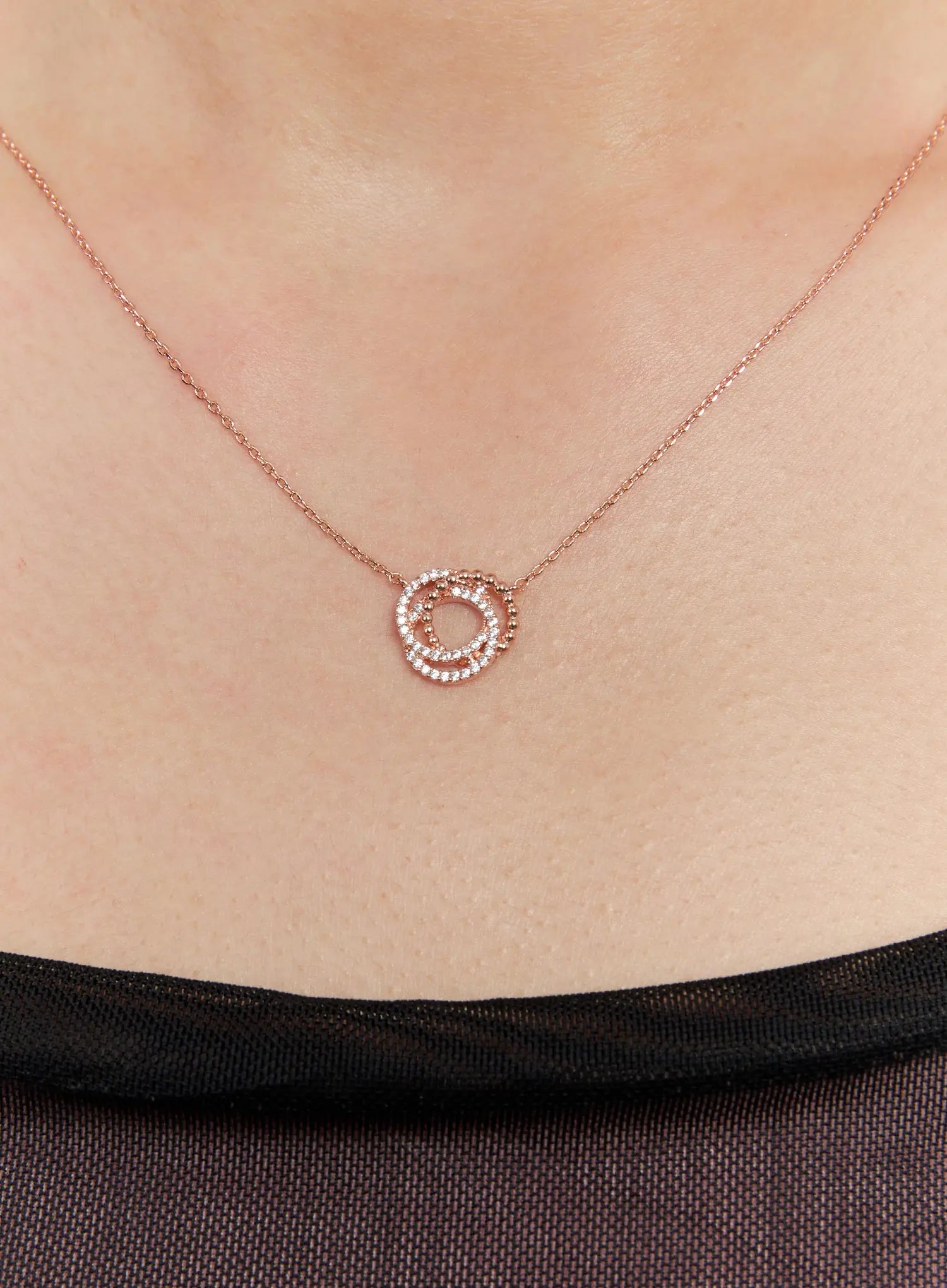 Trinity Cubic Necklace IS517