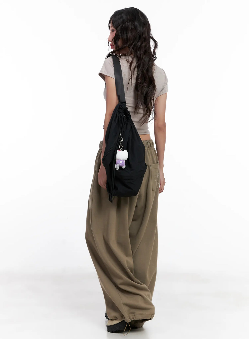 Embellished Wide-Leg Sweatpants CL518