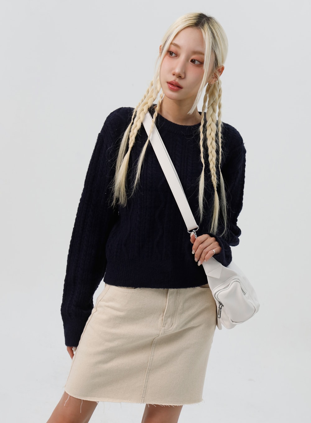 Cable Knit Sweater IS307