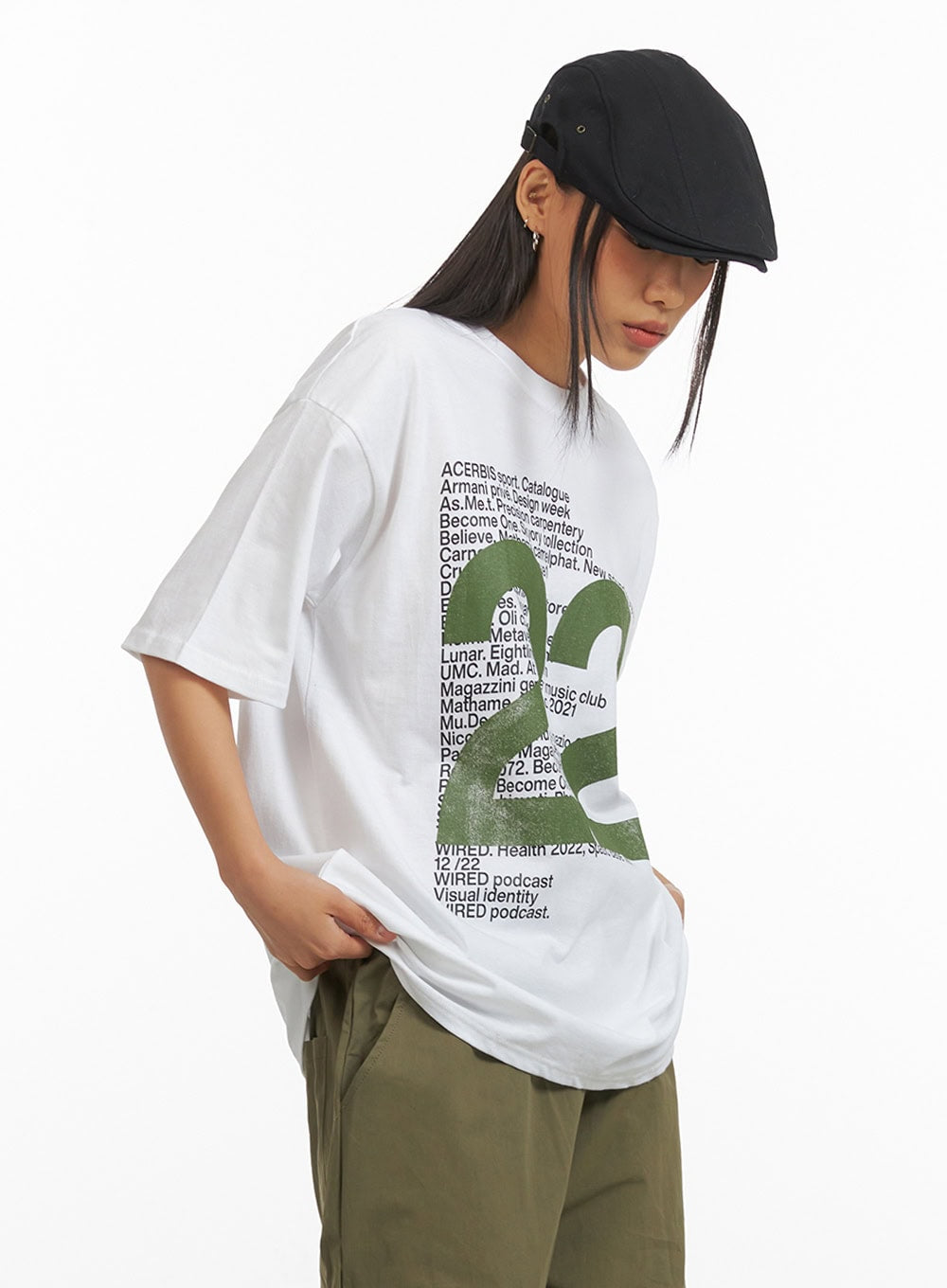 Oversized Graphic 22 T-Shirt IY422