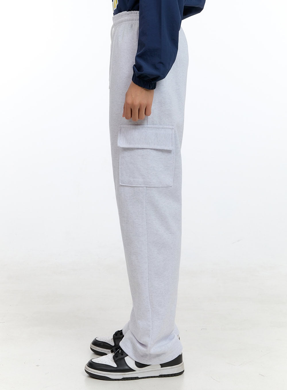 Men's Cargo Sweatpants (White) IG421