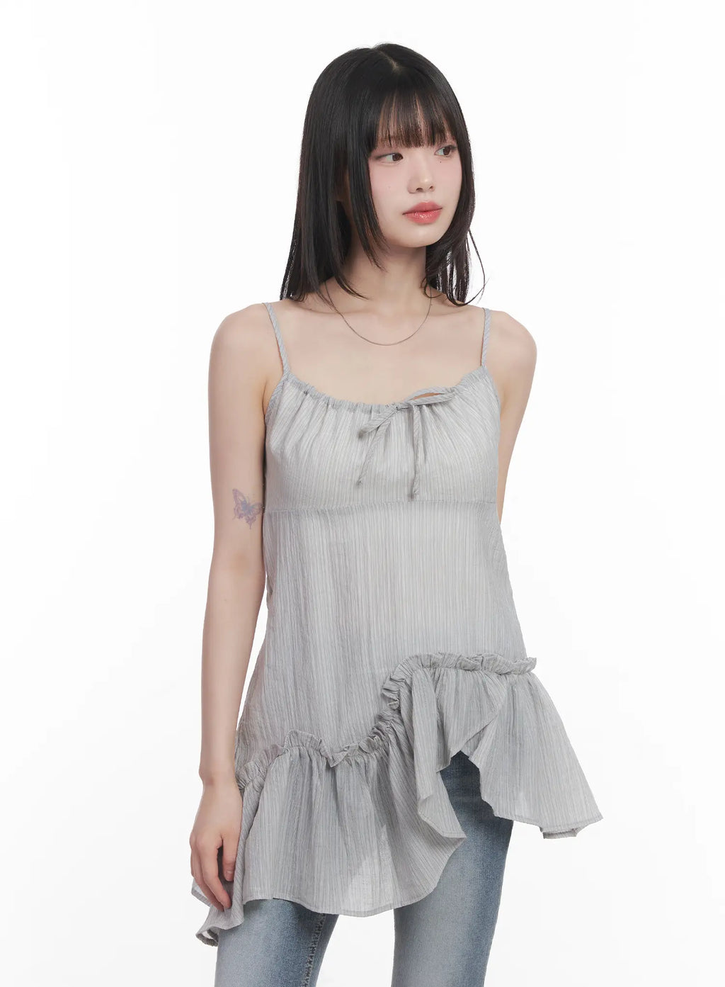 Asymmetric Cami Mini Dress CU520