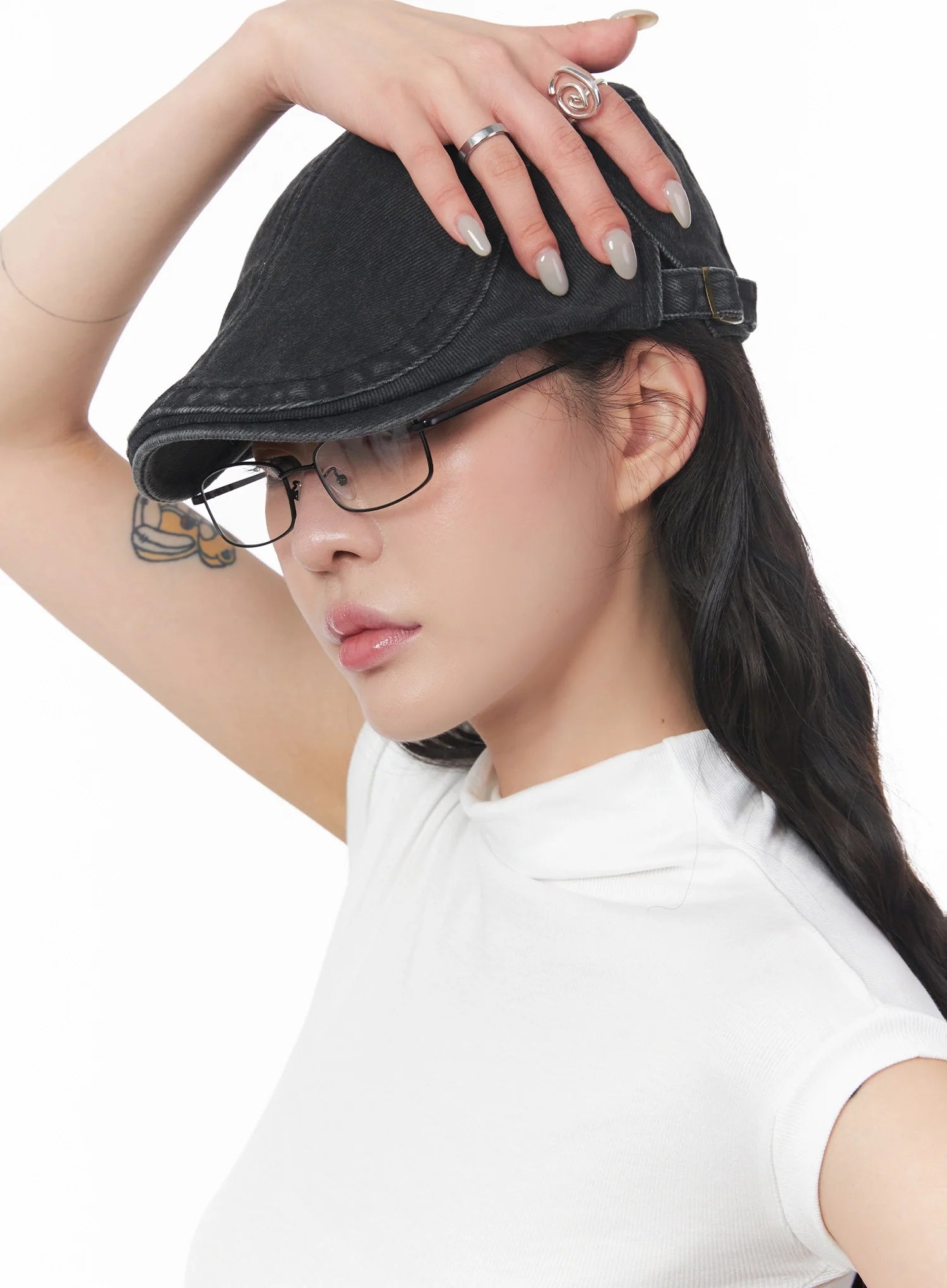 Vintage Newsboy Denim Cap IC503