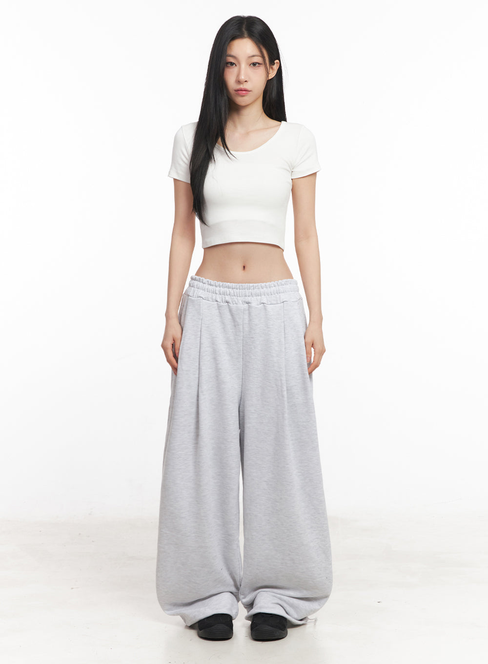 Basic Lounge Crop Tee IY516