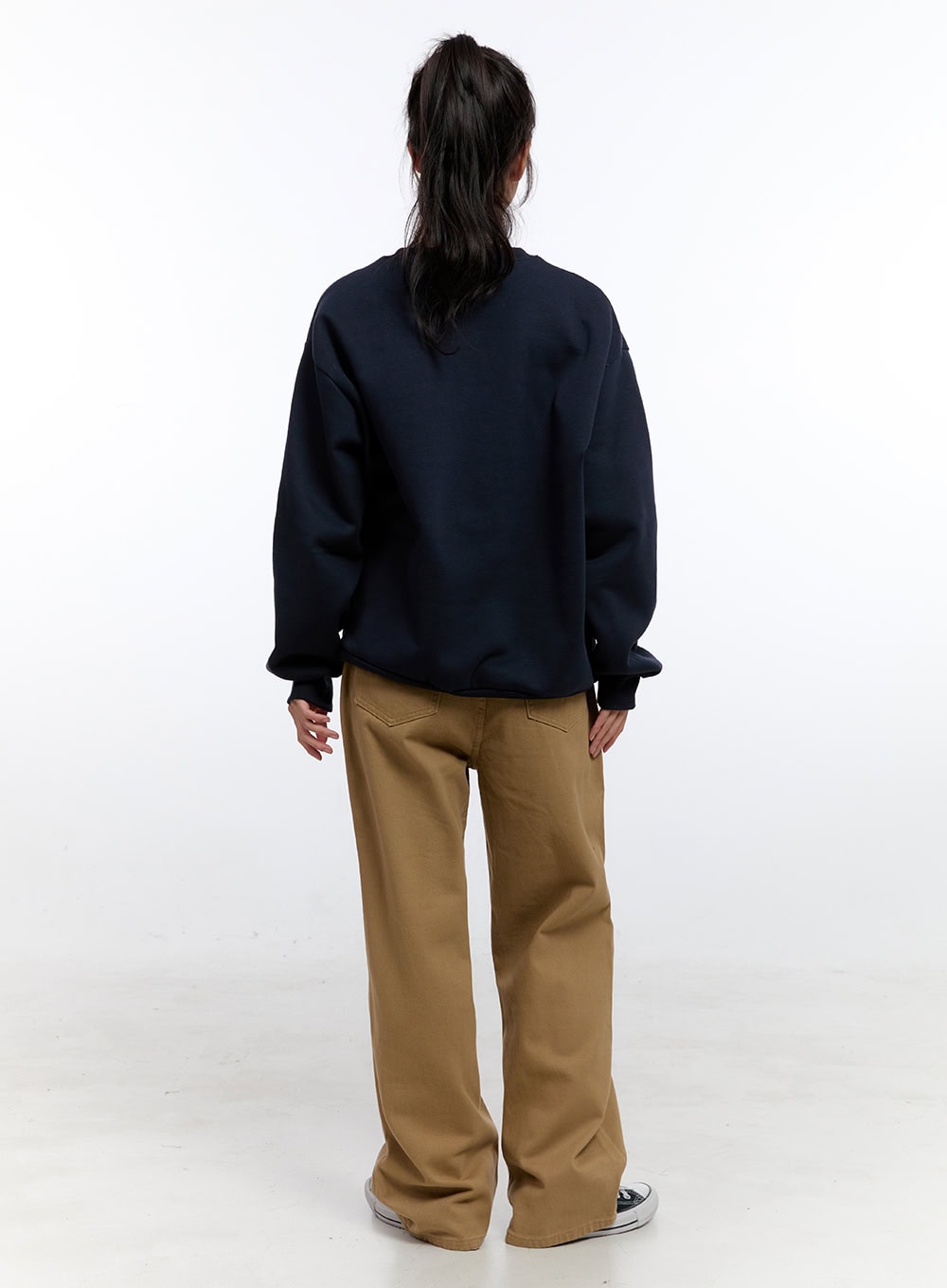 Oversized Crew Neck Sweatshirt ON418