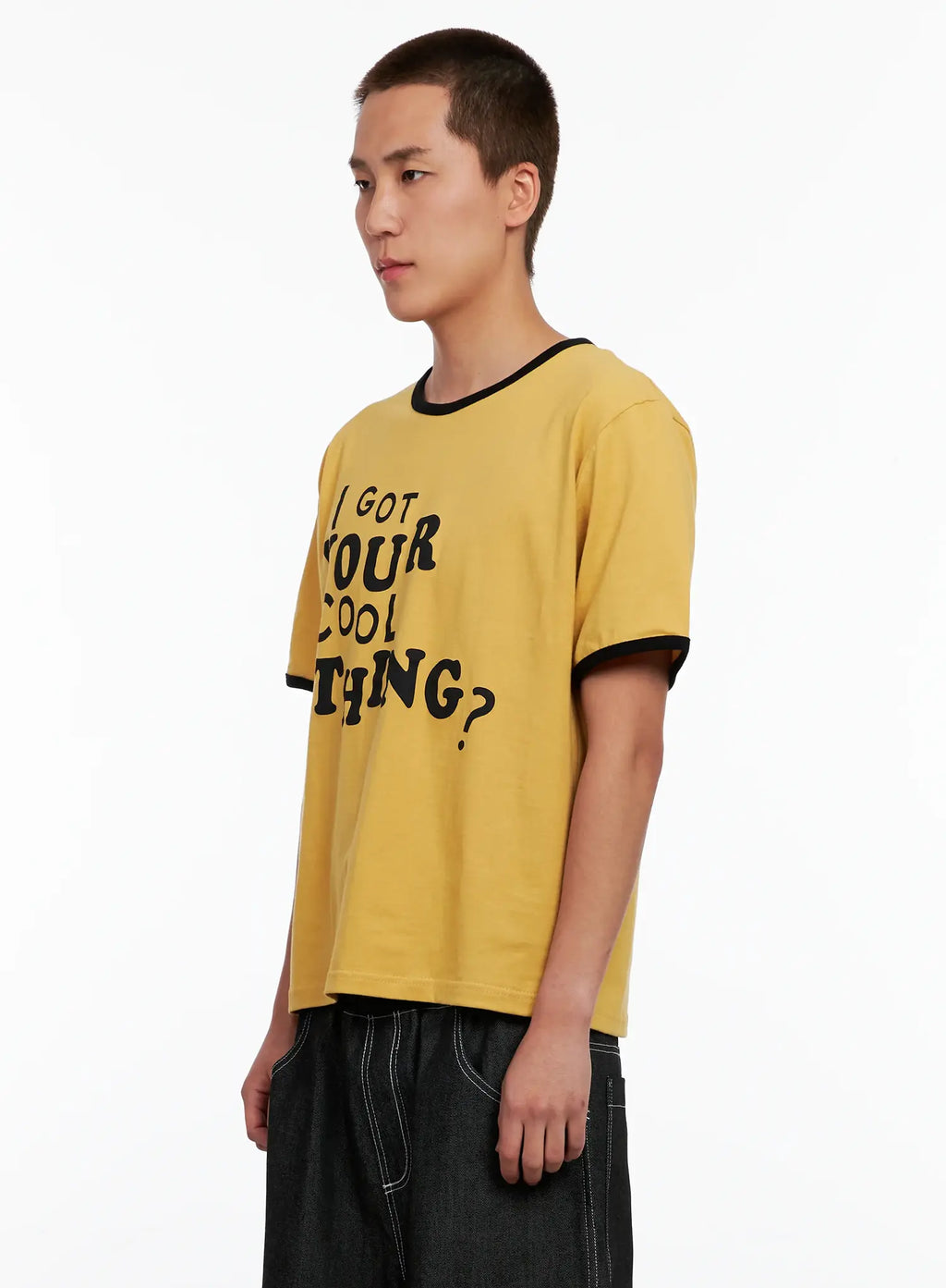 Men's Graphic Ringer Tee IG508