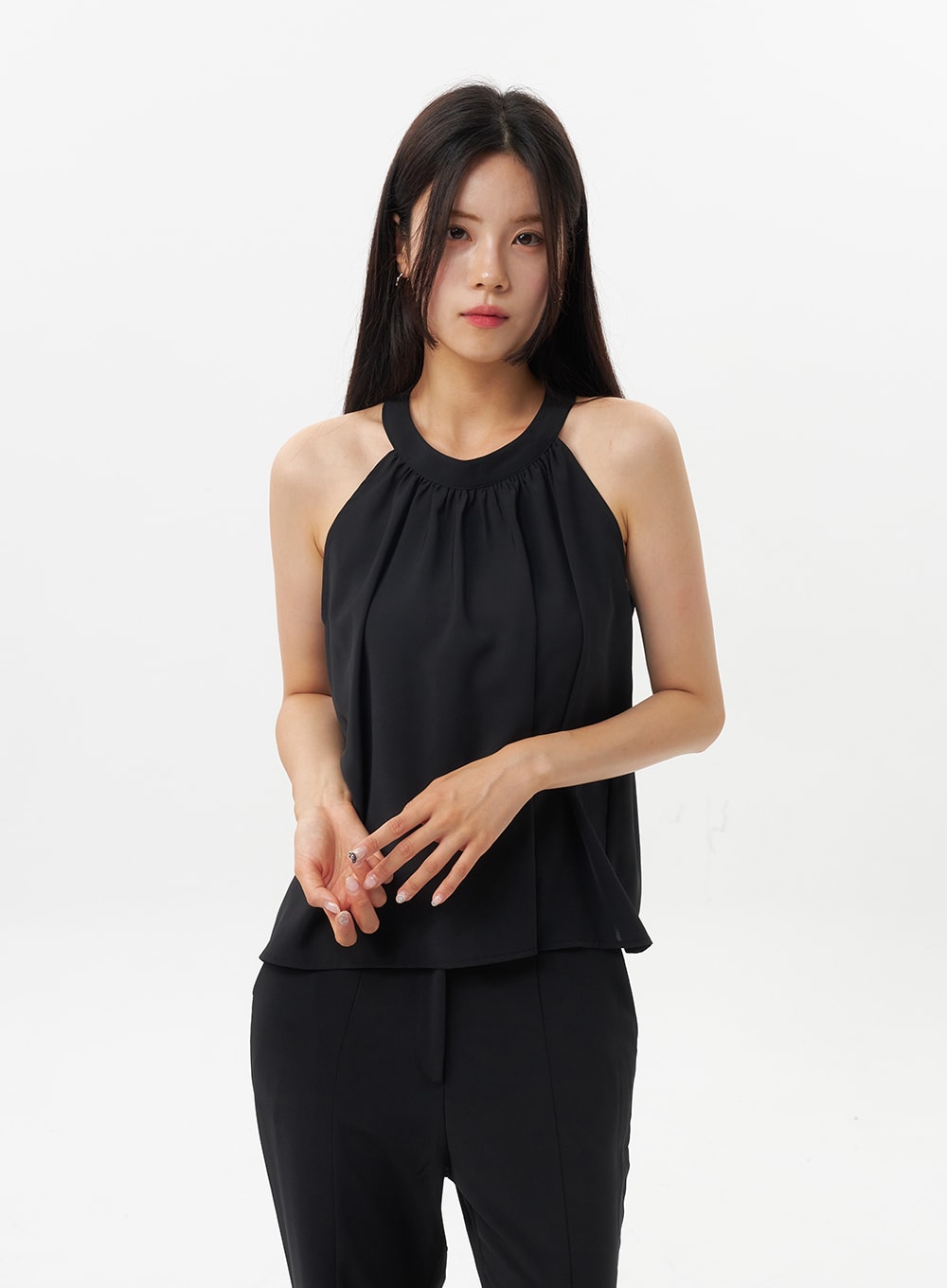 Halter Neck Blouse OU328