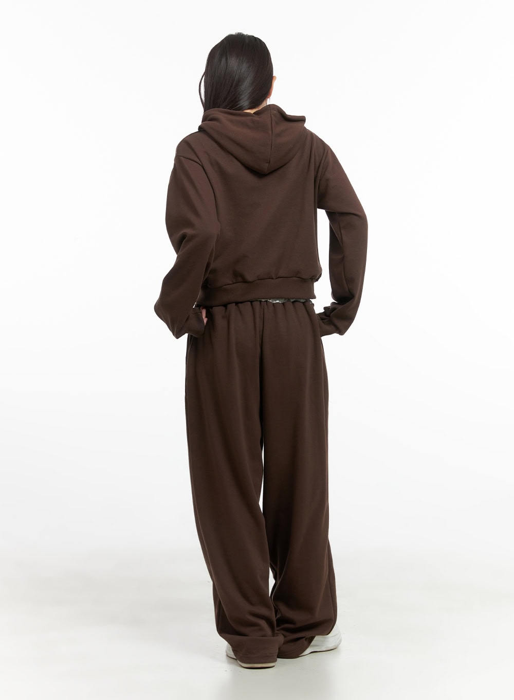 Sports Loose Fit Crop Sweatshirt CO402