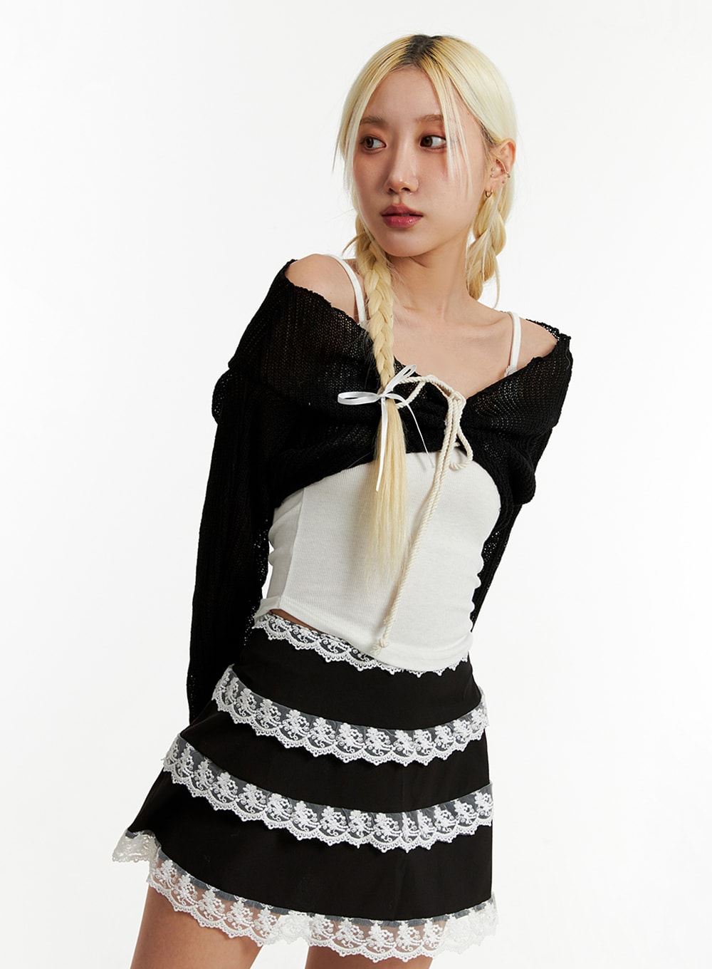 Tie Mesh Bolero ID315