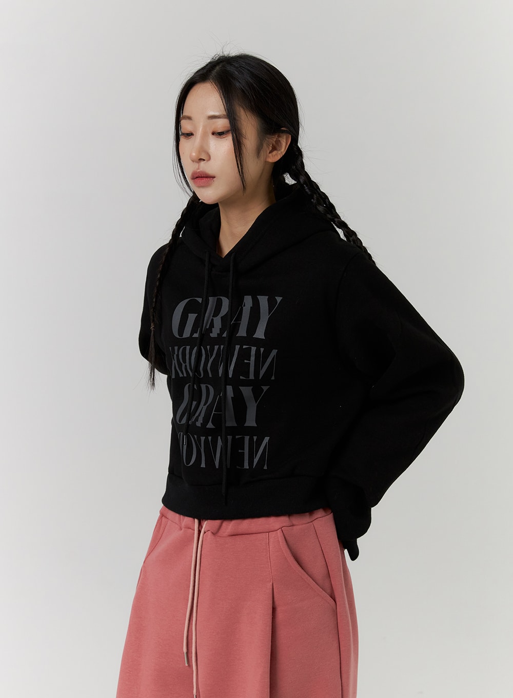 Lettering Sweat Hoodie CD312