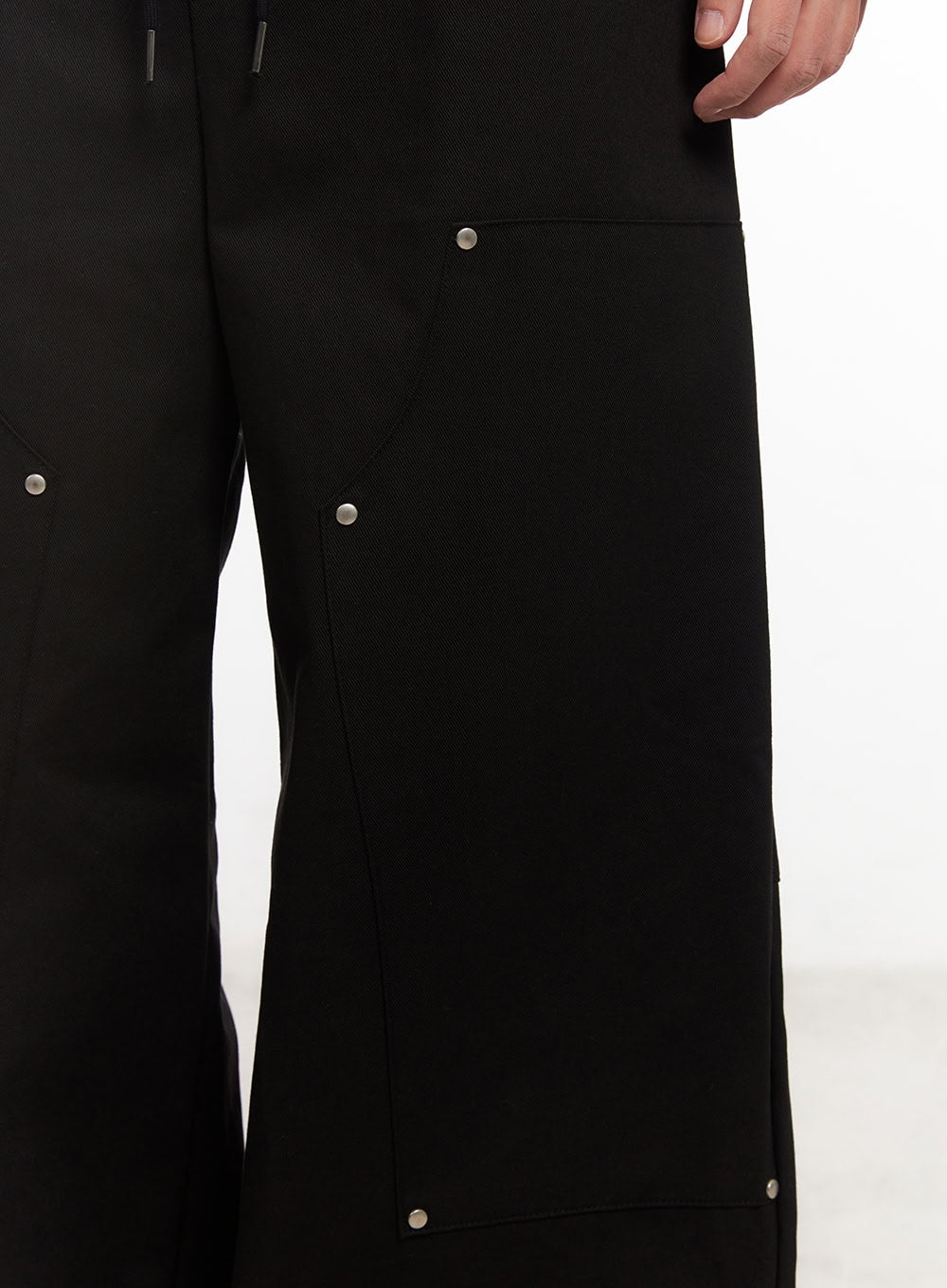 Men's Stud Cotton Wide-Leg Pants IM528