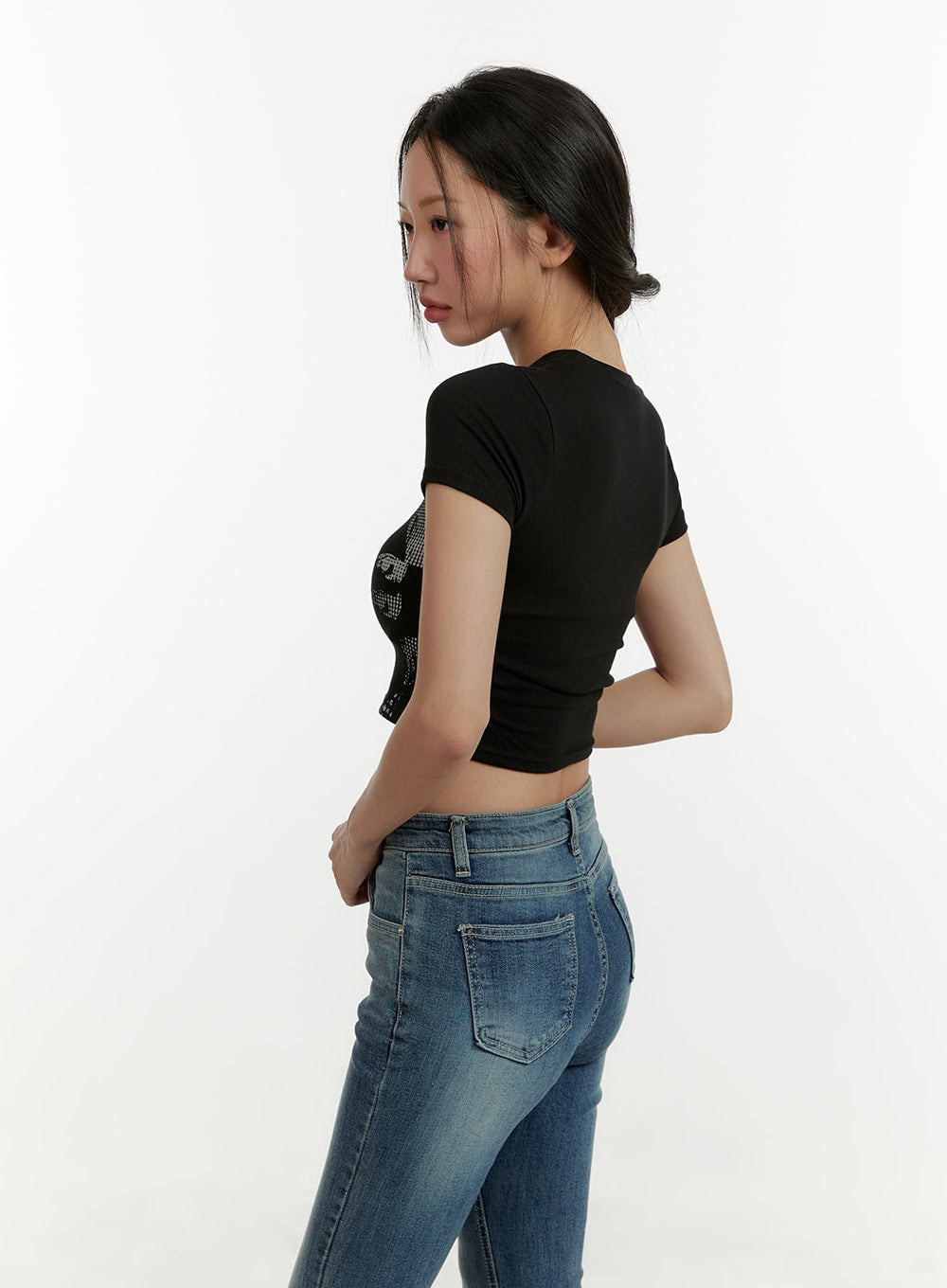 Graphic Crop Top CY409