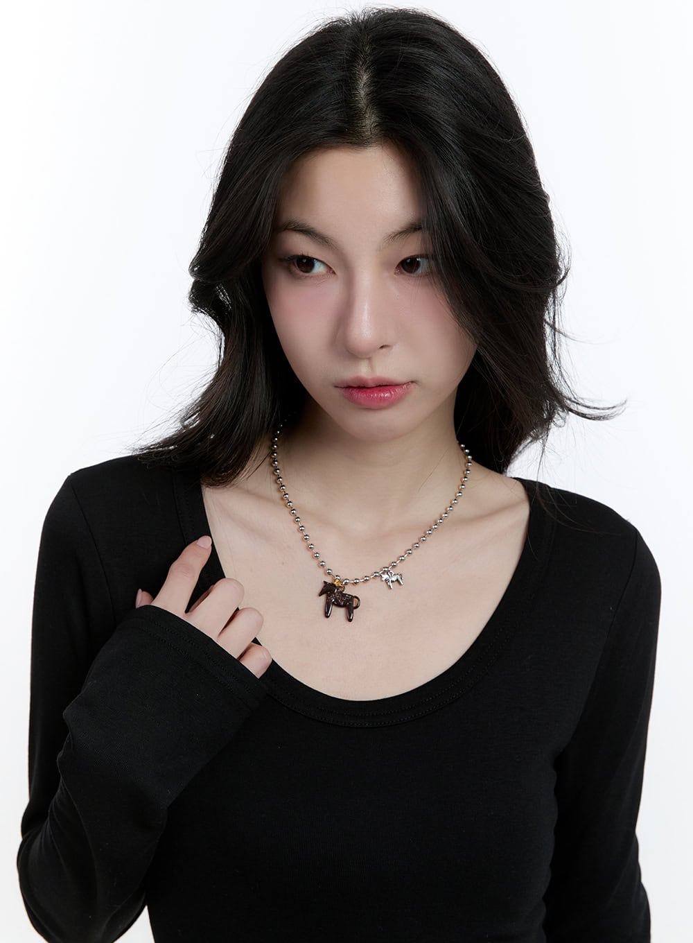 Brown Horse Necklace CJ521