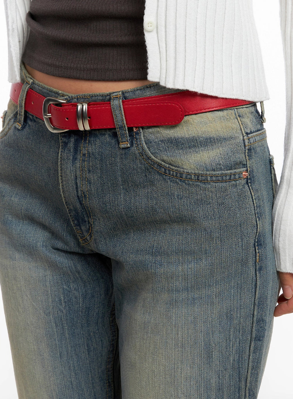 Square Buckle Basic Belt IG527