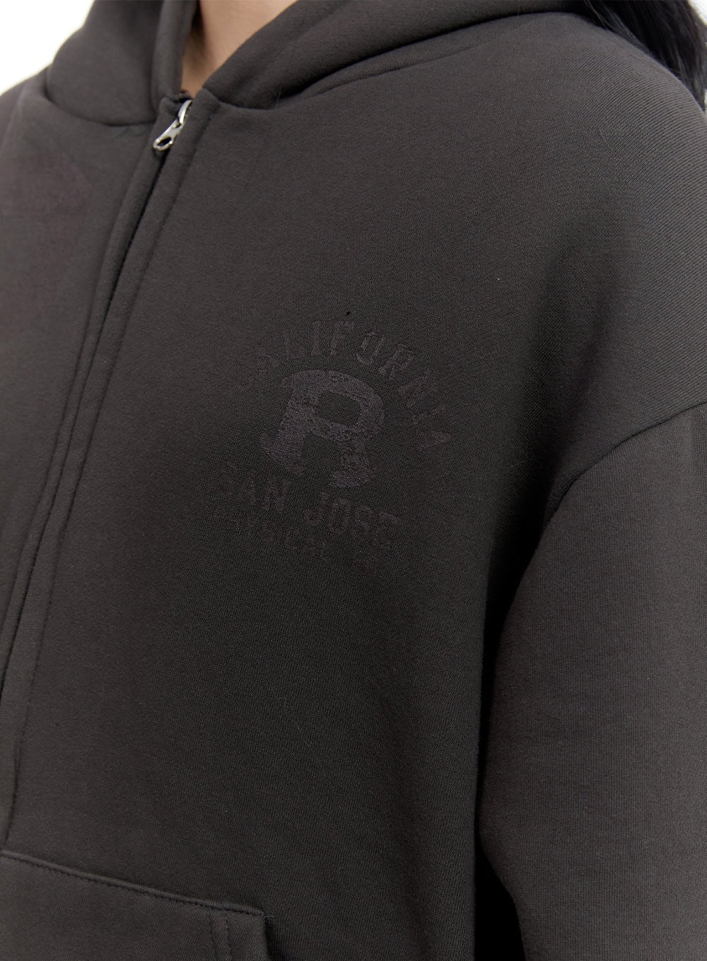 Graphic Oversized Hooded Sweatshirt CD419