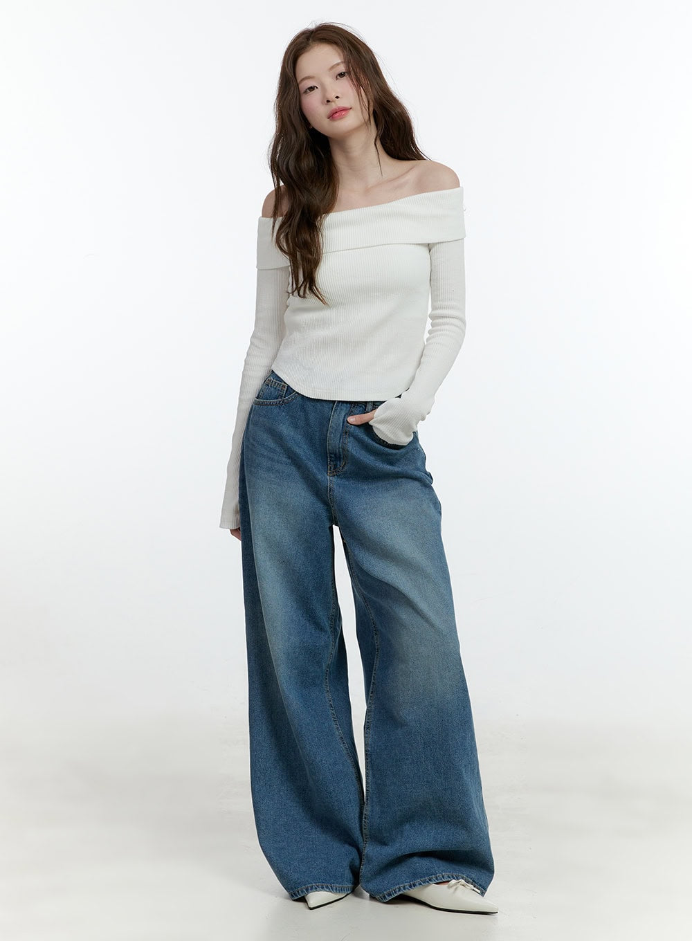 Becky Wide-Leg Jeans CF504