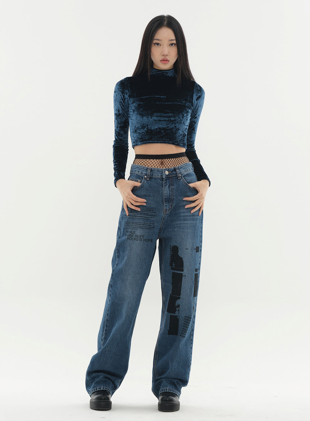 Velvet Short Sleeve Top #Lewkin Original Kpop #1216K171