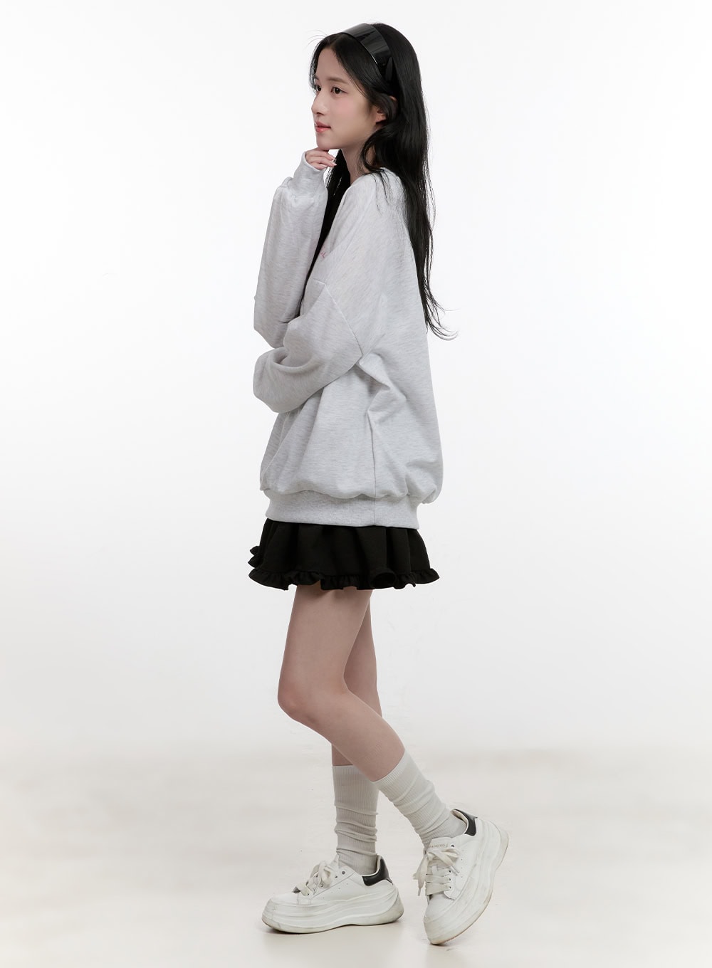 Teddy Bear Graphic Oversized Sweatshirt CF527