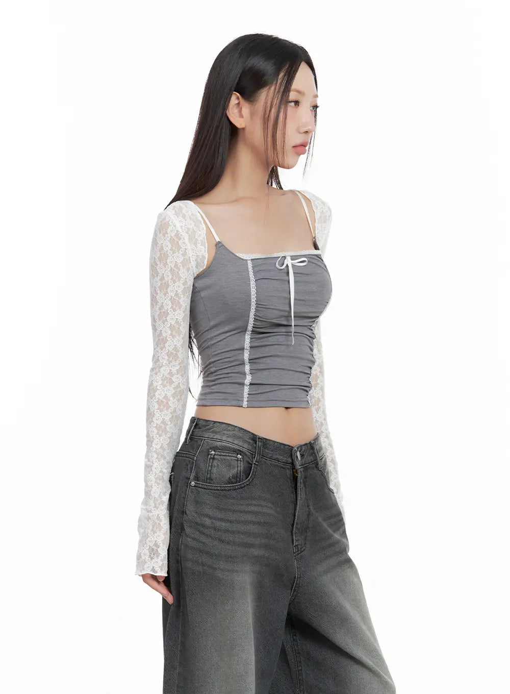 Sheer Rose Bolero Cardigan CL508