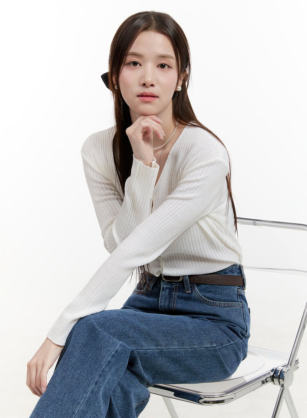 Solid Knit Cardigan OG428