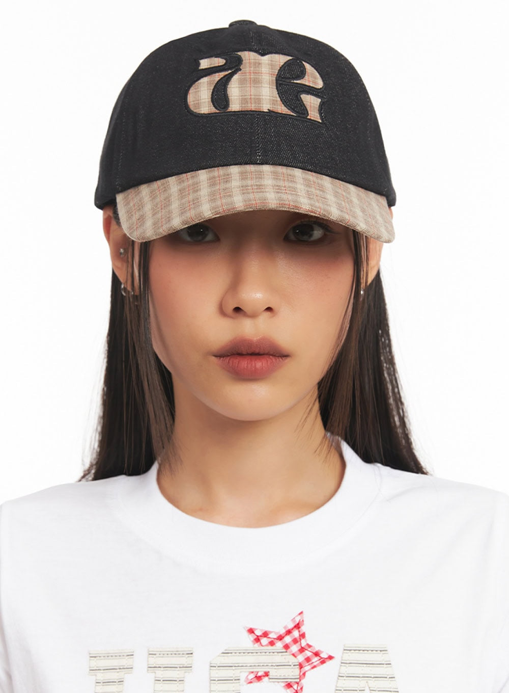 Chic Plaid Cap IA507