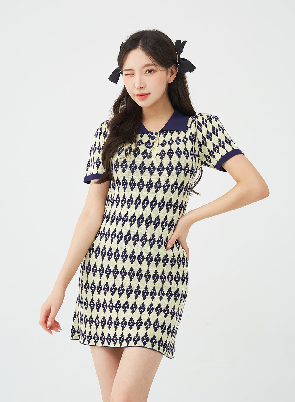 Ribbon Hair Pin BG18