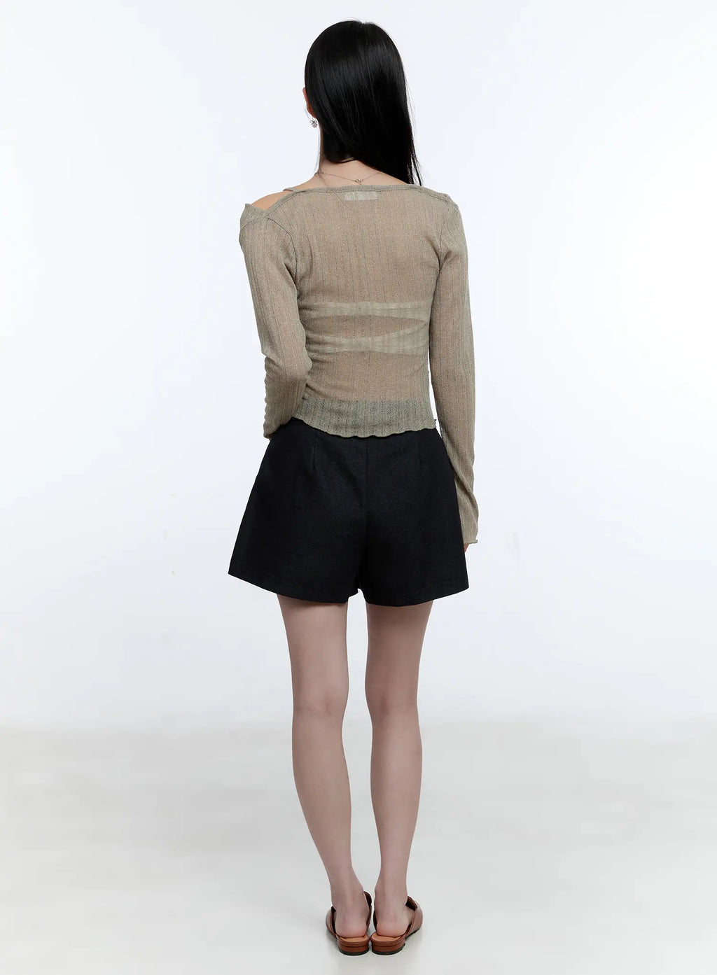 Fatima Wide-Fit Denim Shorts CG513