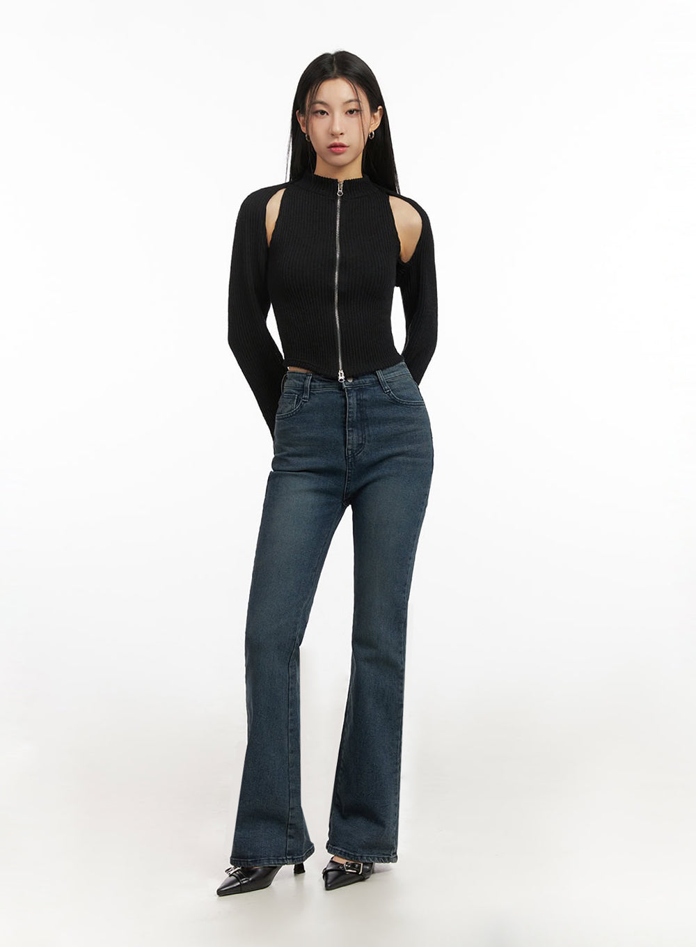 Gabriella Slim-Fit Bootcut Jeans ID431