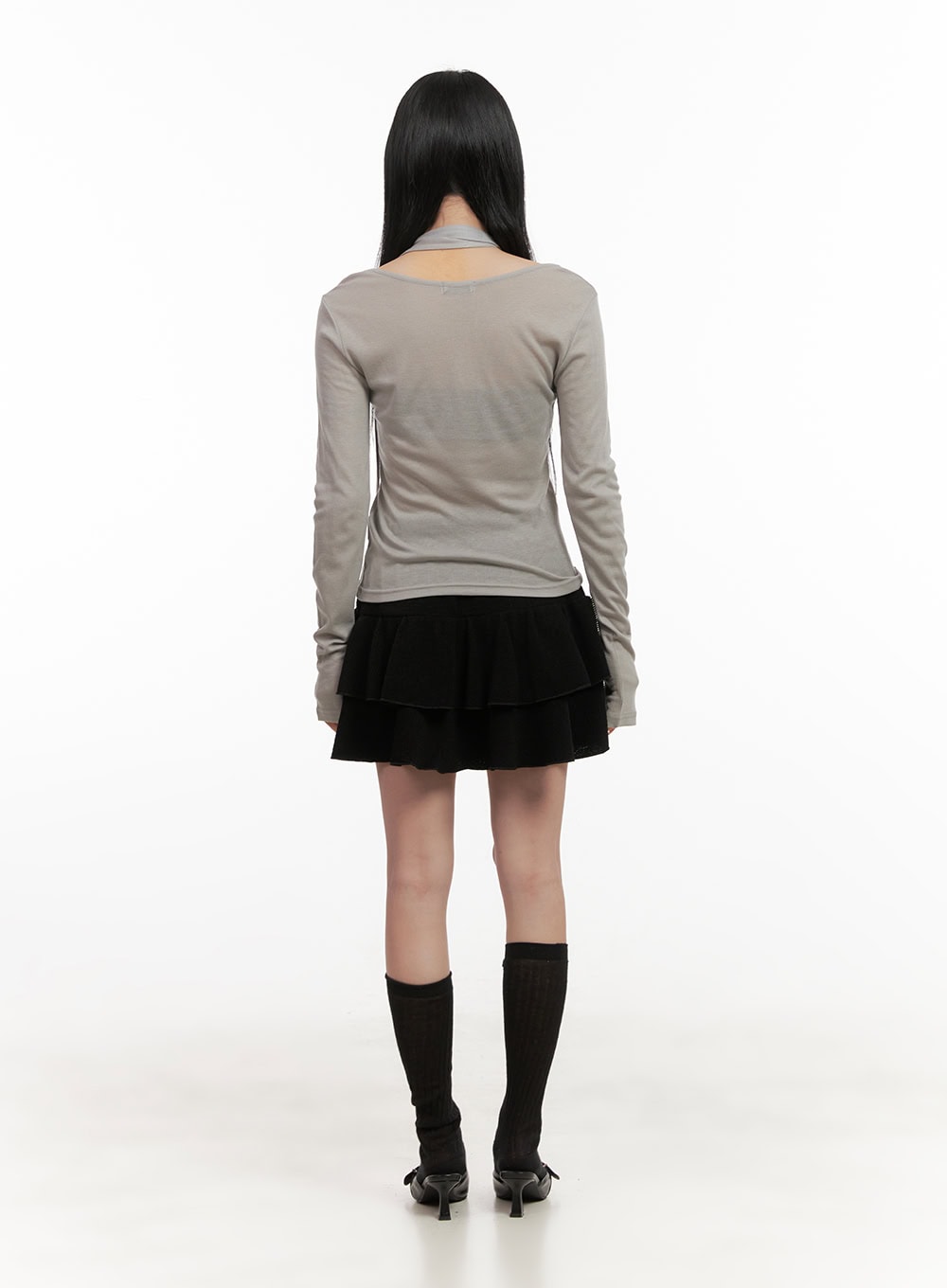 Ruffle Soft Touch Mini Skirt CD404