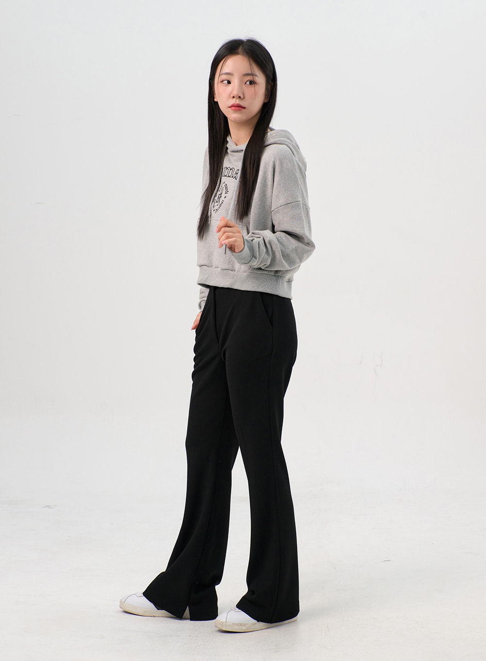 Boot Cut Slim Pants OS302