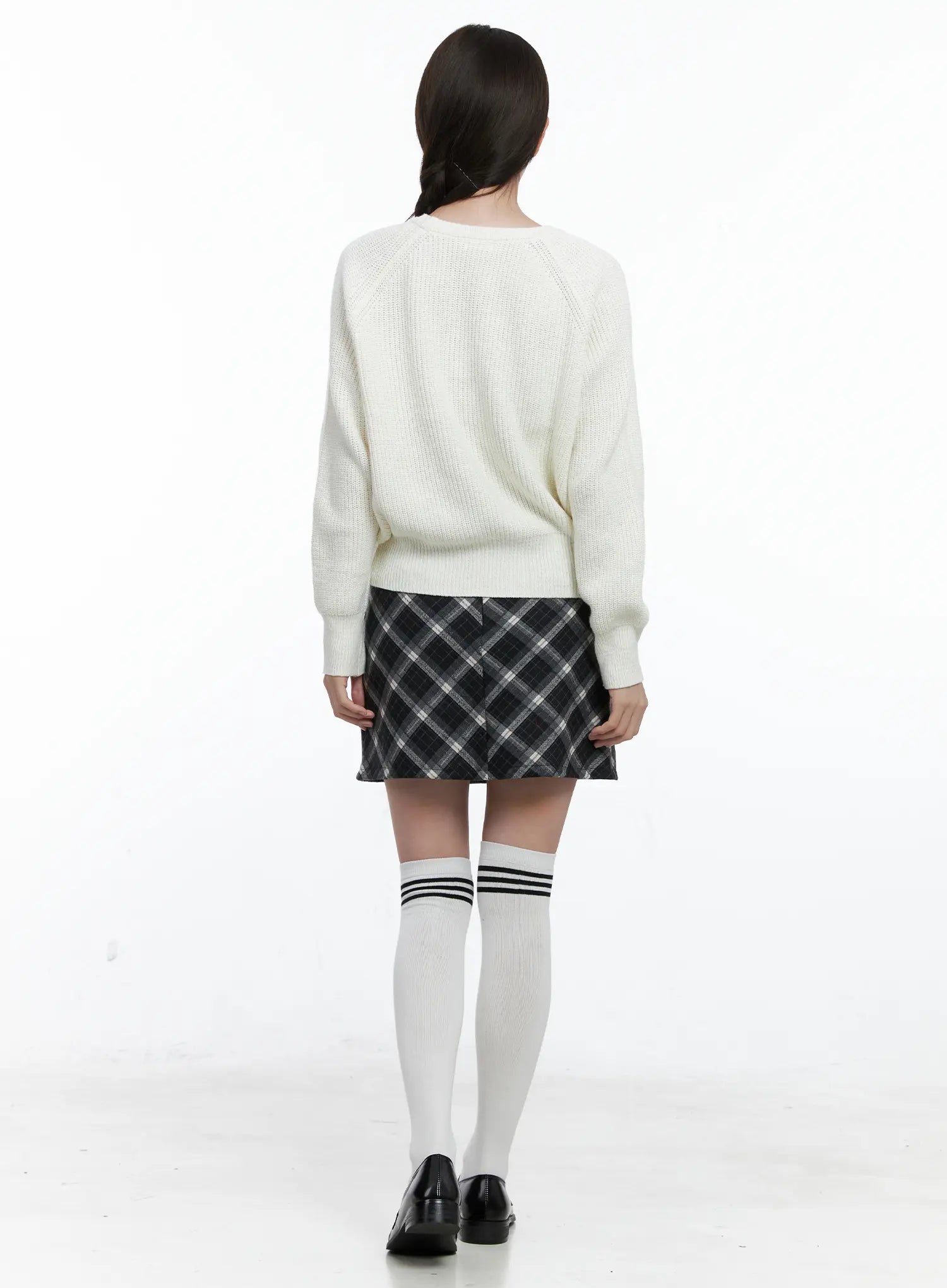 Plaid A-Line Mini Skirt CO506