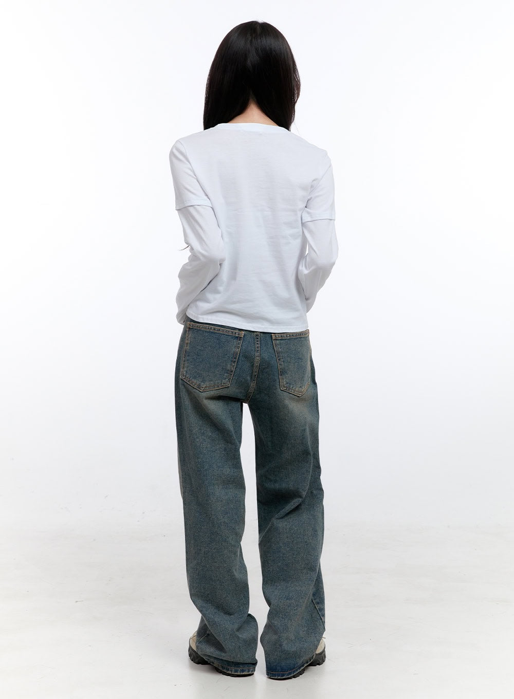 Argyle Print Long Sleeve Top ON418