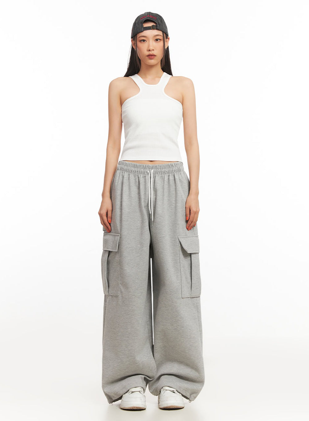 Slim-Fit Cotton Tank Top IA504